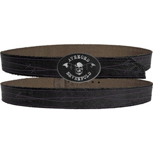 Avenged Sevenfold Purple Stitch Belt Front