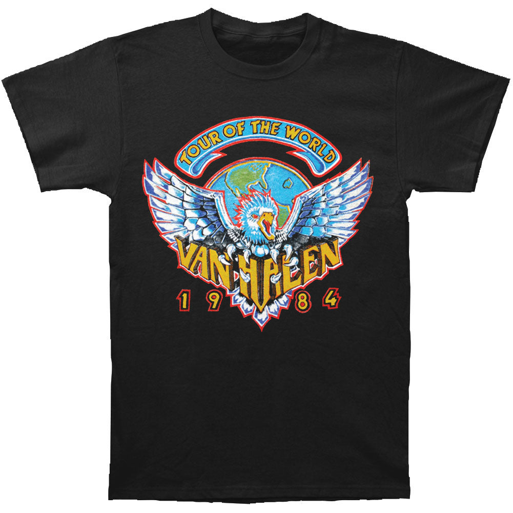 Van Halen Tour Of World 1984 T-shirt Front