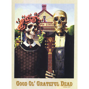 Grateful Dead Grateful Gothic Sticker
