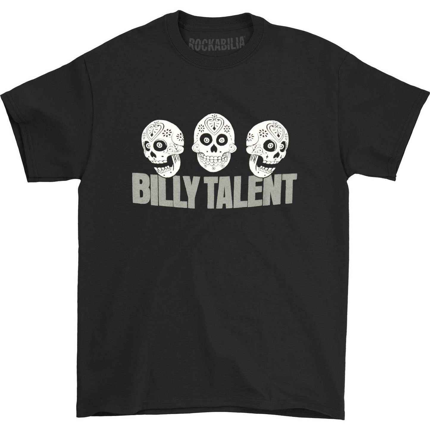 Billy Talent Three Skulls/momento Mori T-shirt Front