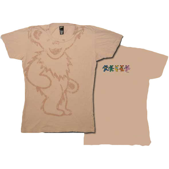 Grateful Dead Big Bear Ladies Junior Top Front