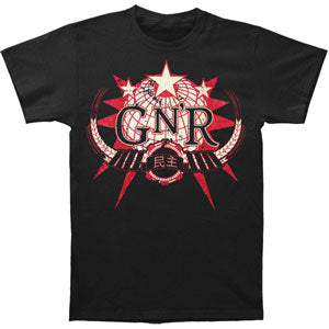 Guns N Roses Globe Logo T-shirt Front