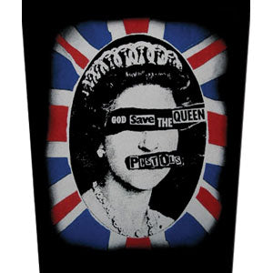 Sex Pistols God Save The Queen Back Patch Front