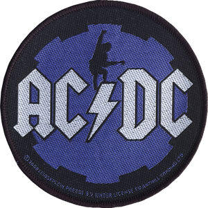AC/DC Woven Patch Front