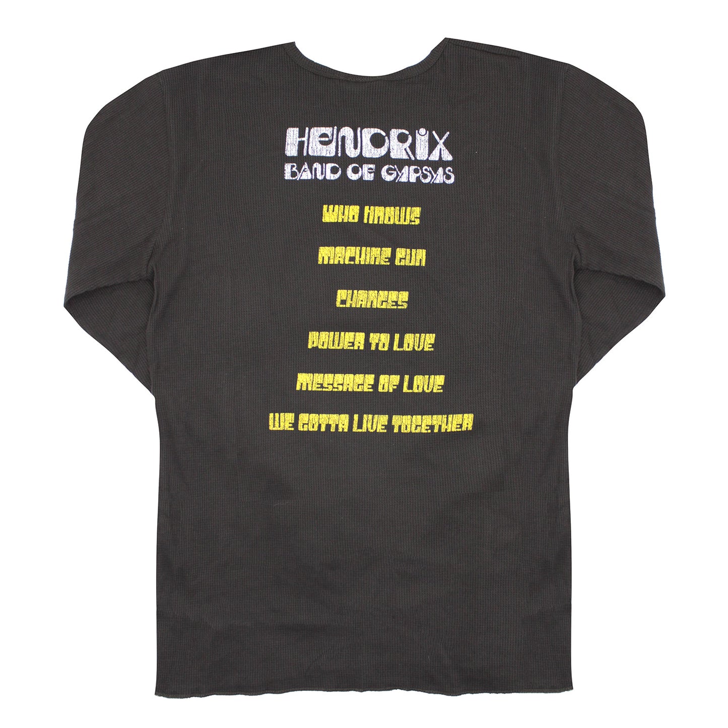 Distressed Band Of Gypsys/Band Of Gypsys Track Listing Thermal  Long Sleeve