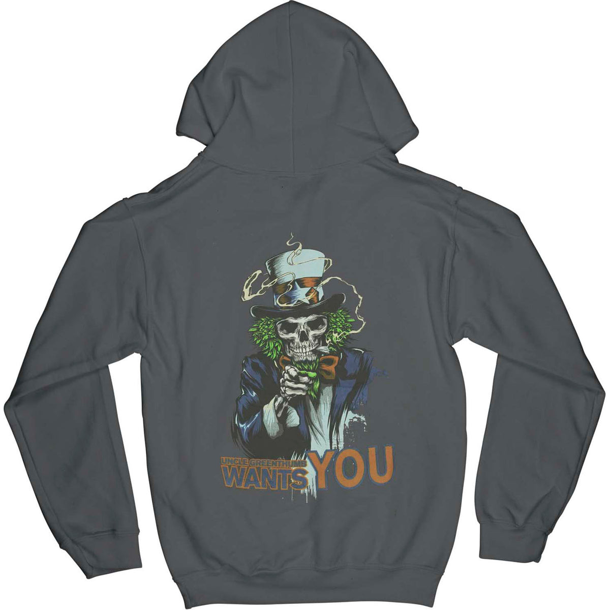 Cypress Hill Uncle Greenthumb Hooded Sweatshirt Back