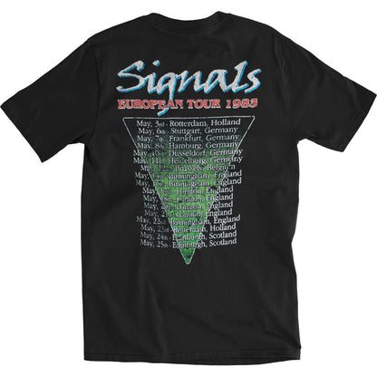 Rush Signals European Tour 1983 Slim Fit T-shirt Back
