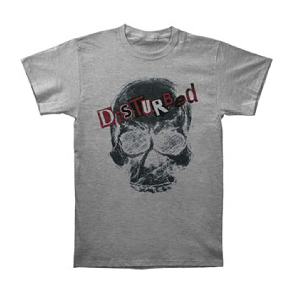 Disturbed Random Skull T-shirt Front