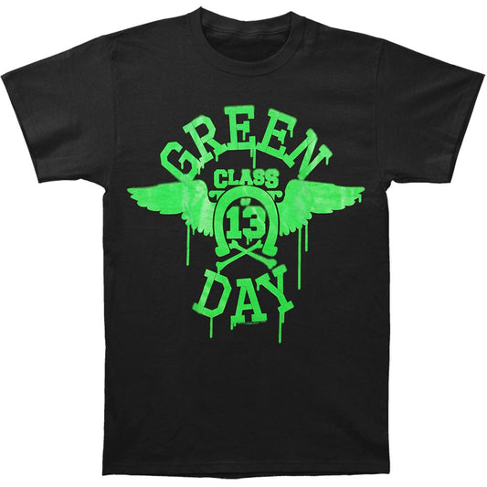 Green Day Neon Black T-shirt Front