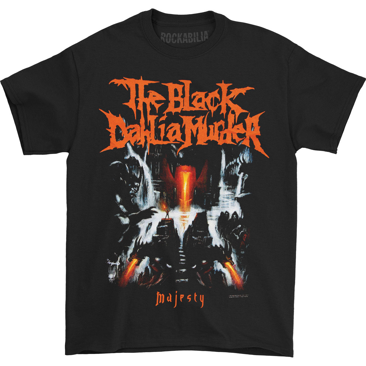 Black Dahlia Murder Majesty T-shirt Front