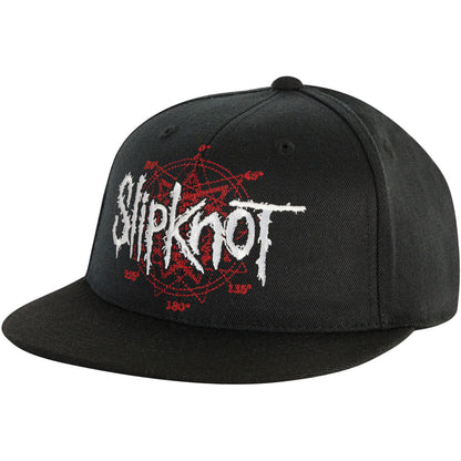 Slipknot Star Flat Brim Baseball Cap Front