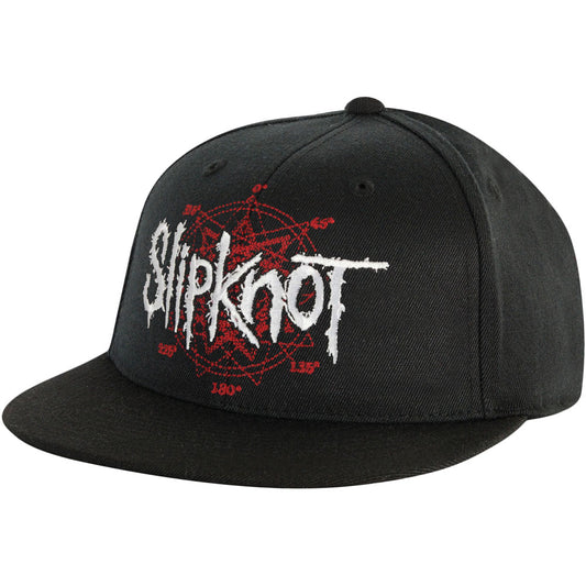 Slipknot Star Flat Brim Baseball Cap Front