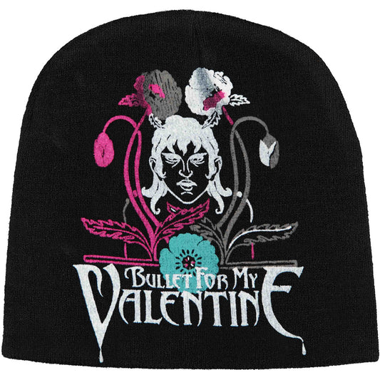 Bullet For My Valentine Flowers Beanie Front