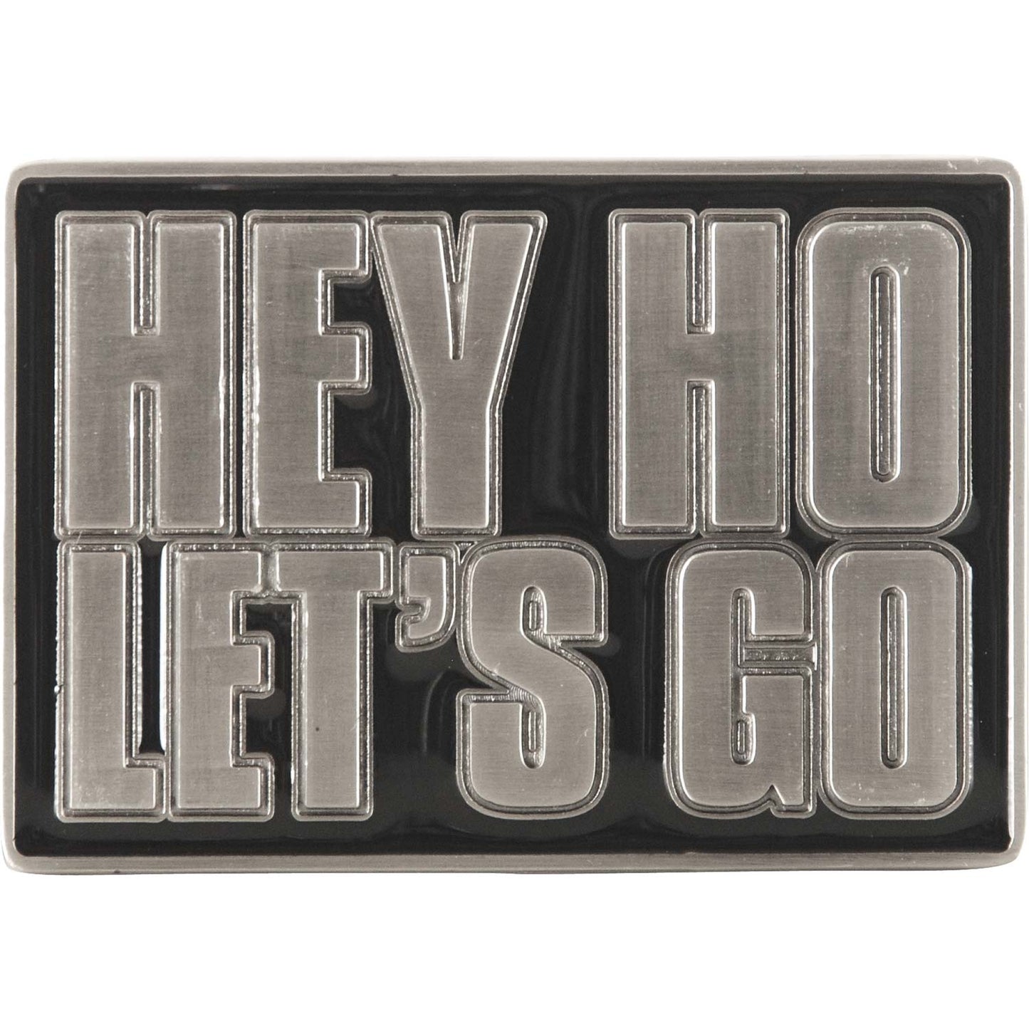 Ramones Hey Ho Lets Go Belt Buckle Front