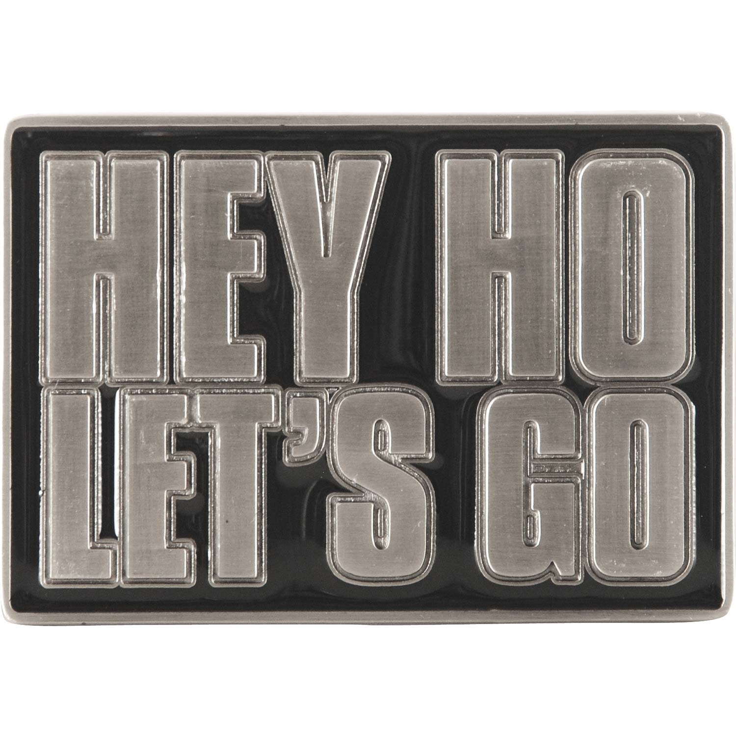 Ramones Hey Ho Lets Go Belt Buckle Front