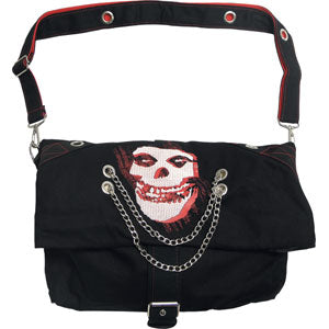 Misfits Skull & Chains Messenger Bag Front