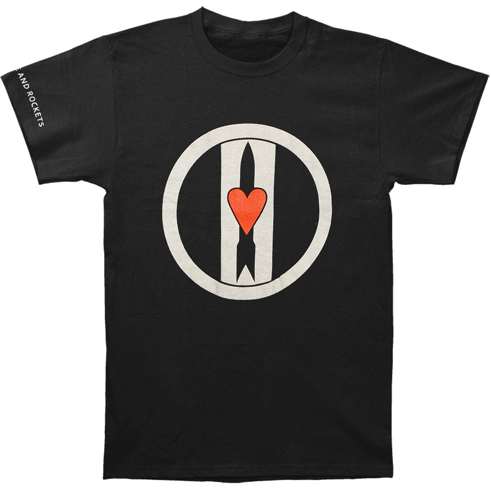 Love And Rockets Logo Discharge Slim Fit T-shirt Front