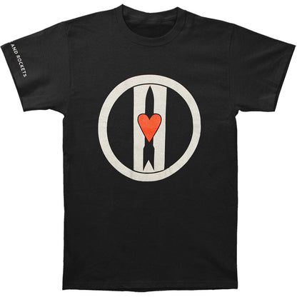 Love And Rockets Logo Discharge Slim Fit T-shirt Front