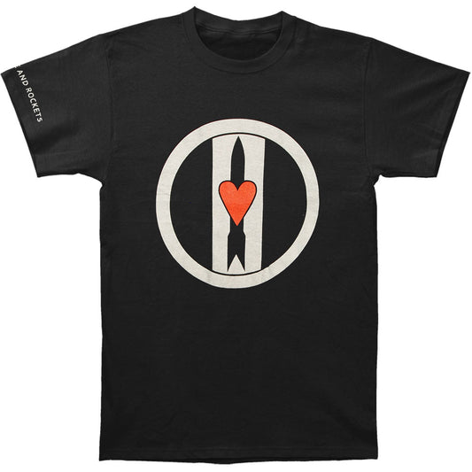 Love And Rockets Logo Discharge Slim Fit T-shirt Front