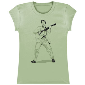 Big Ol' Sketch Tissue Cap Sleeve Junior Top