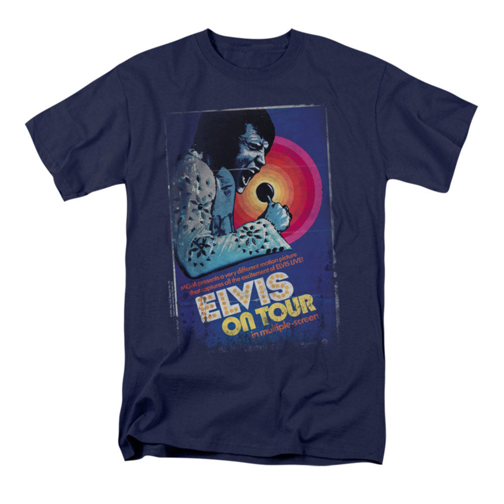 Elvis Presley On Tour Poster T-shirt