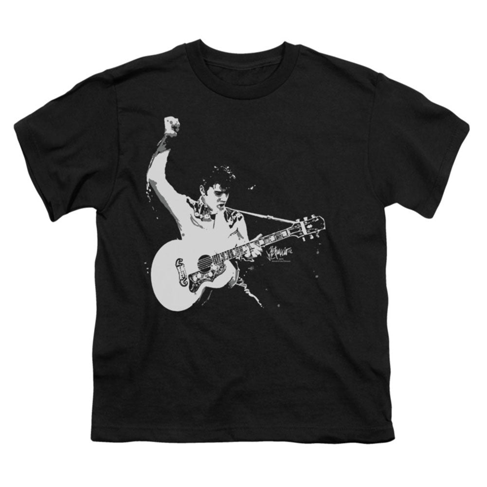 Elvis Presley Black & White Guitarman T-shirt