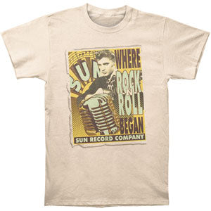 Elvis Presley Rock N Roll Began Poster T-shirt