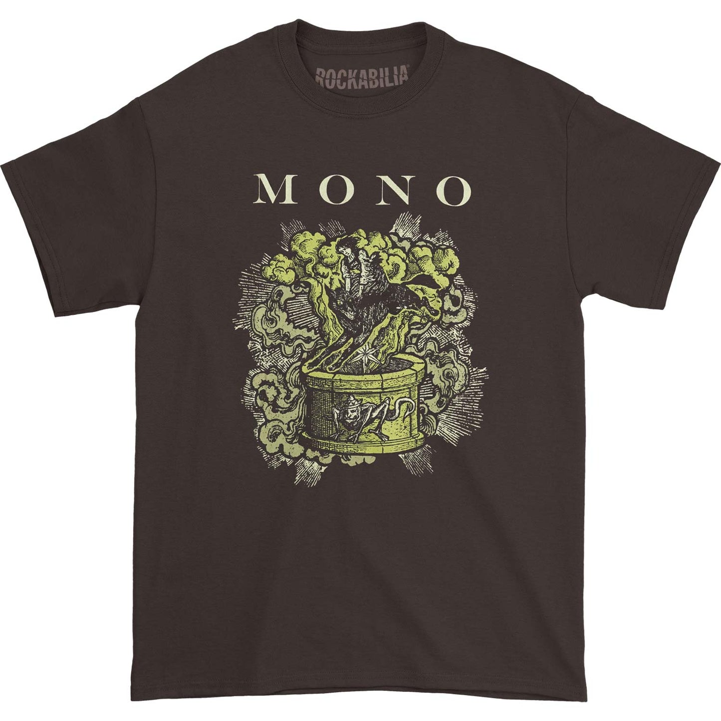 Mono Black Rain T-shirt Front