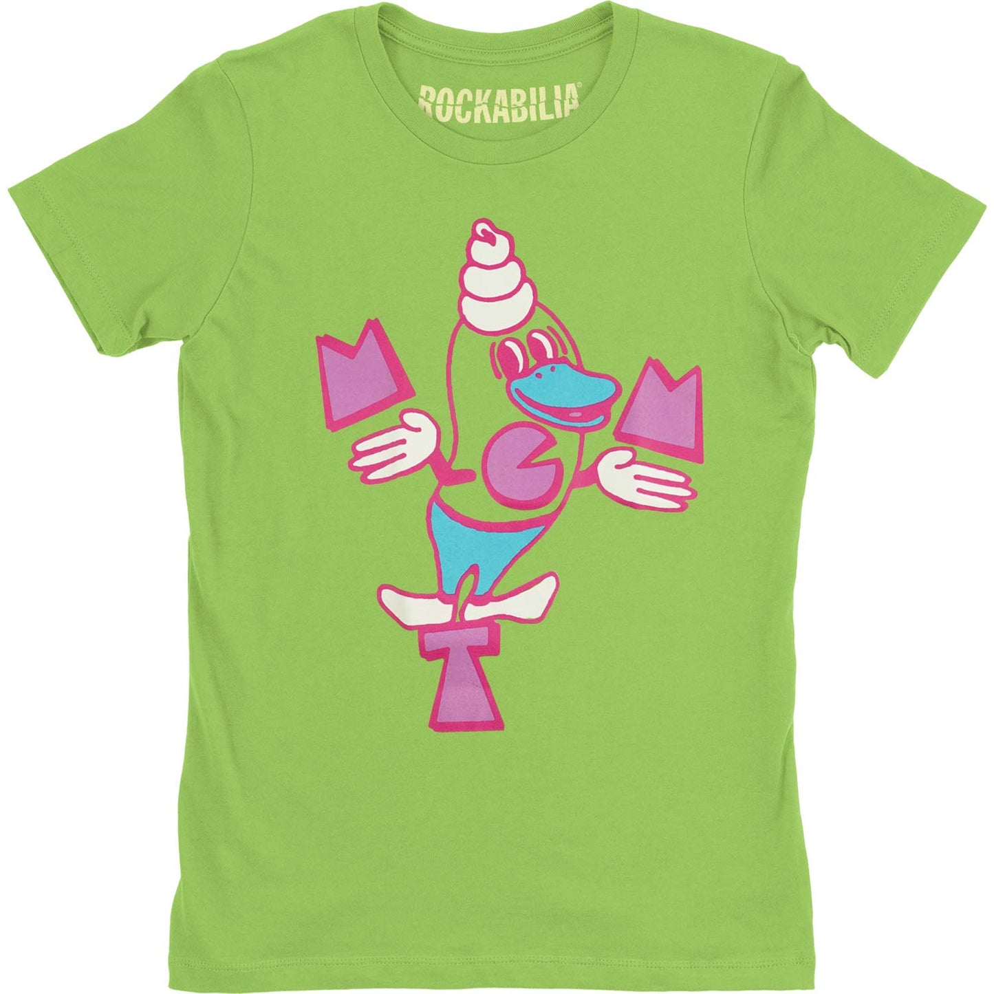 Girl's Green Soft Serve Junior Top
