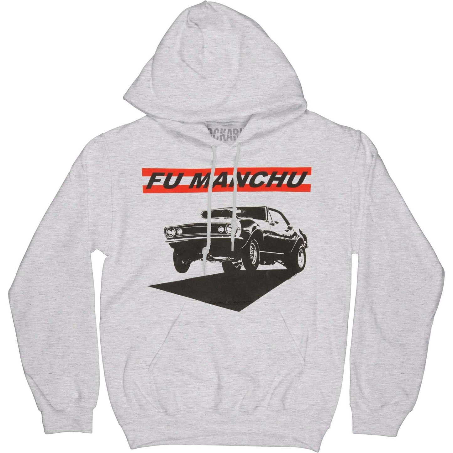 Fu Manchu Muscle Hooded Sweatshirt Front