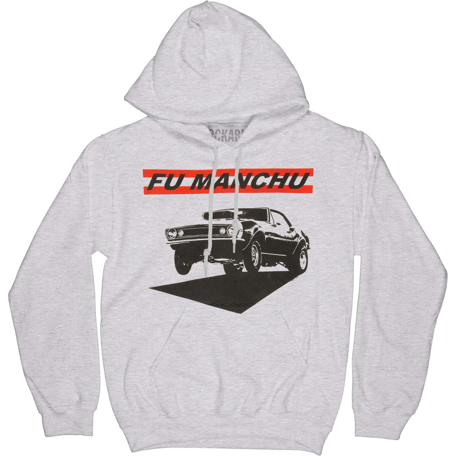 Fu Manchu Muscle Hooded Sweatshirt Front