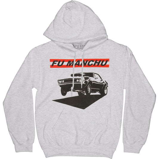 Fu Manchu Muscle Hooded Sweatshirt Front