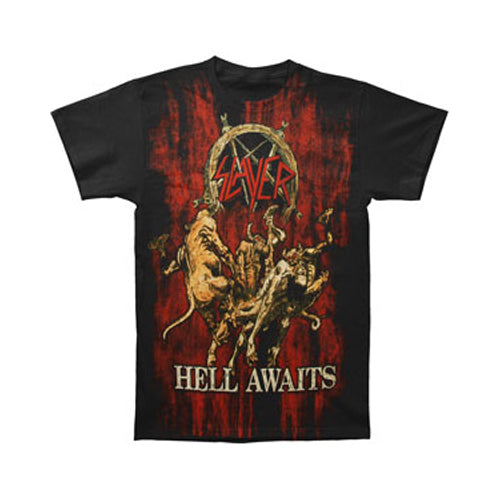 Slayer Jumbo Hell Awaits T-shirt Front