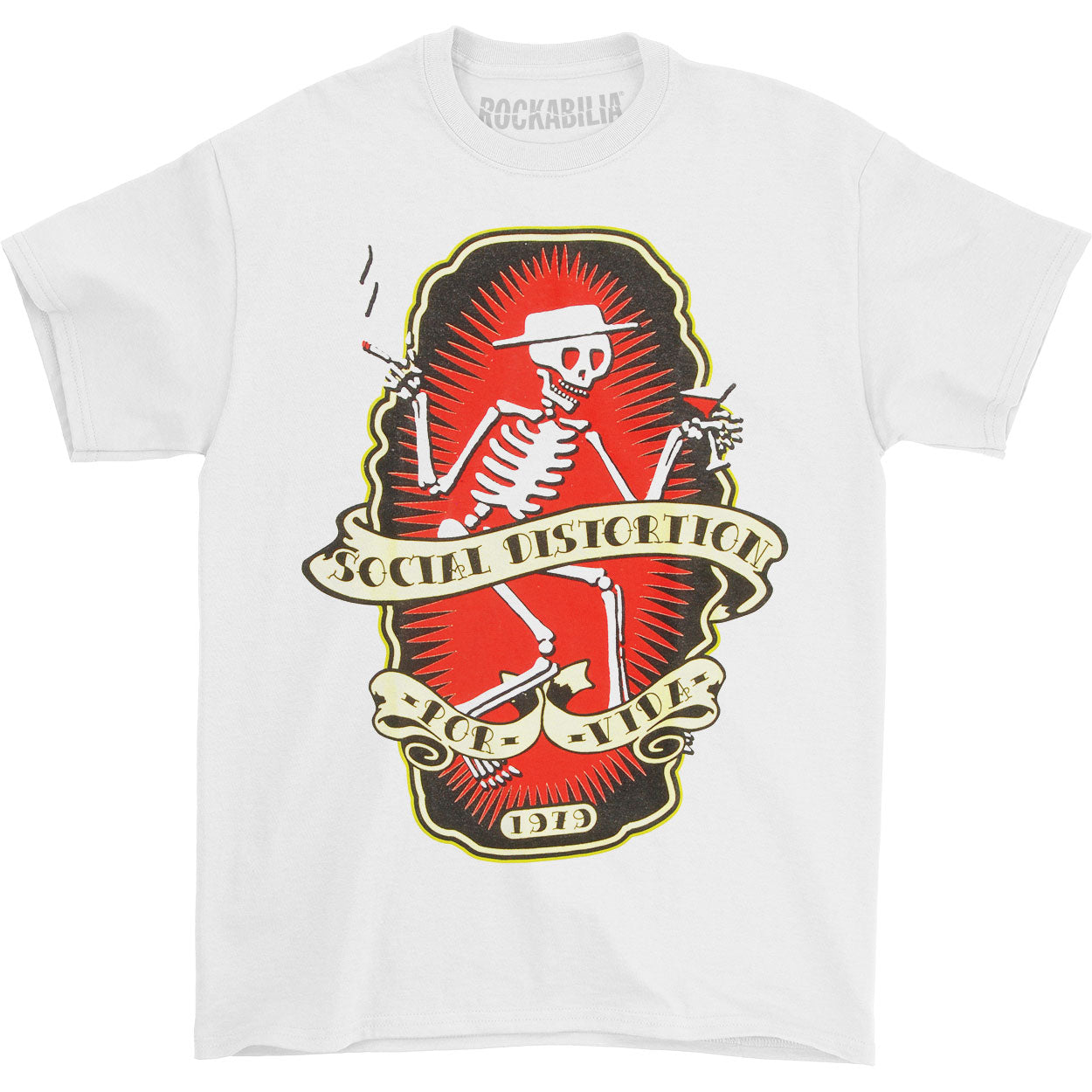 Social Distortion Por Vida T-shirt | Social Distortion Merch Store
