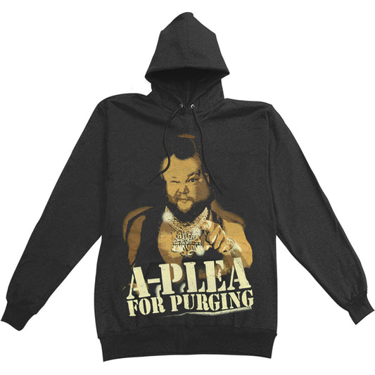 A Plea For Purging Mr. Plea Hooded Sweatshirt Front