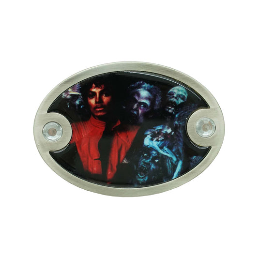 Michael Jackson Thriller Photo Belt Buckle Front