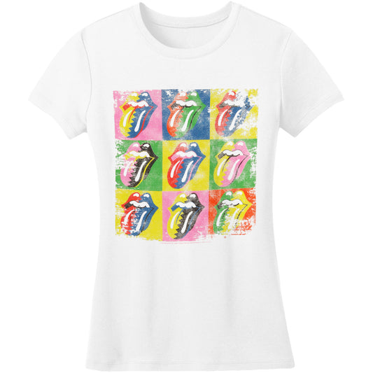 Rolling Stones Warhol Tongue Junior Top Front