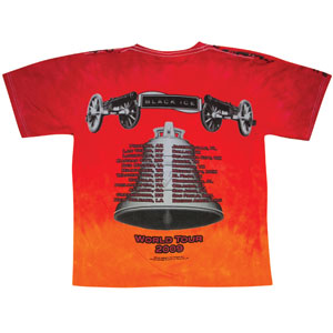 AC/DC Stadium Tour Tie Dye T-shirt Back
