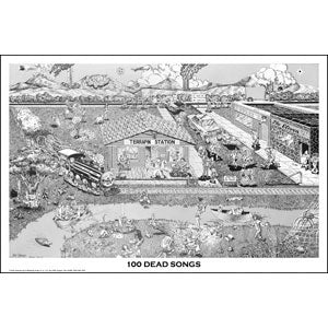 Grateful Dead Dead Songs Import Poster