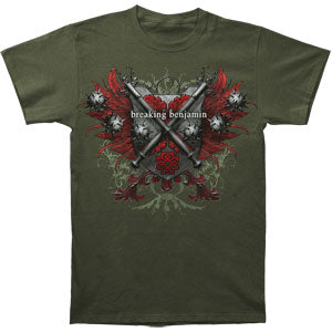Red Leaf Crest Slim Fit T-shirt