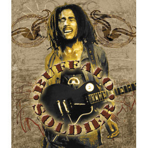 Bob Marley Sticker Front