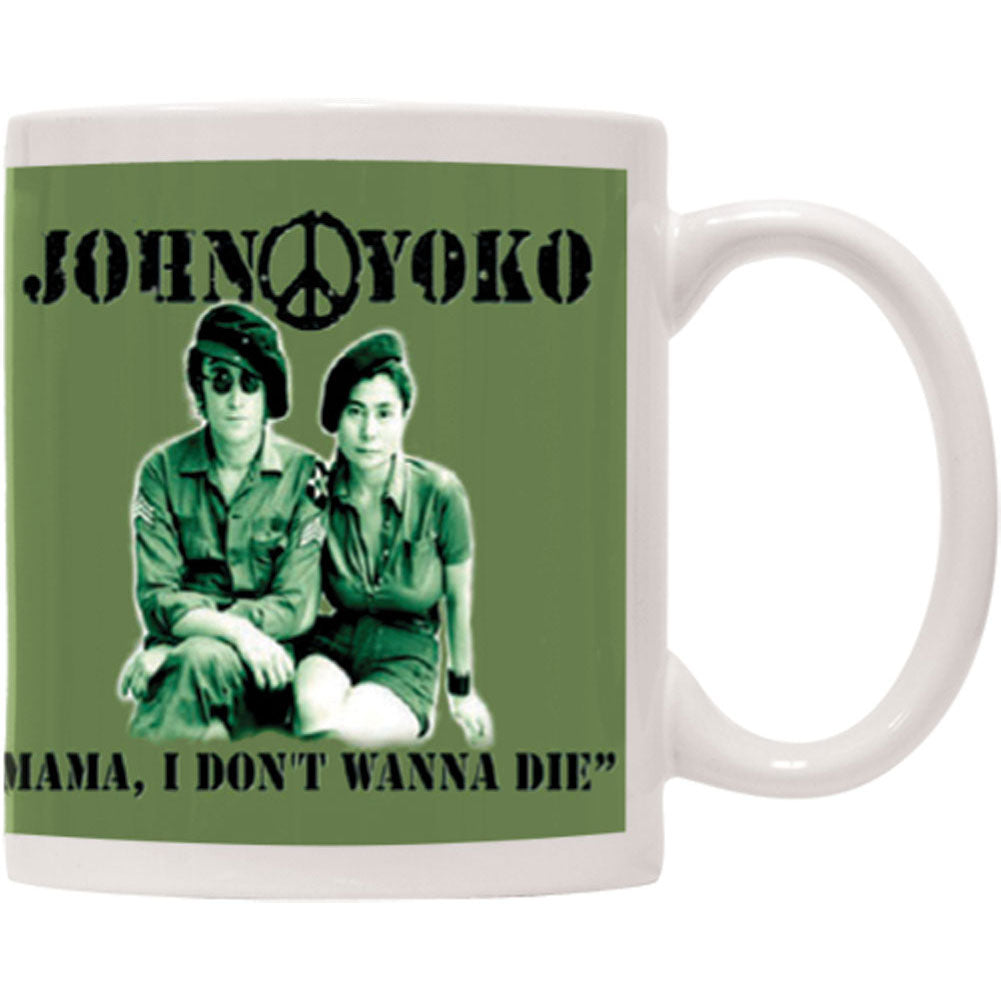 Beatles John & Yoko Coffee Mug Back