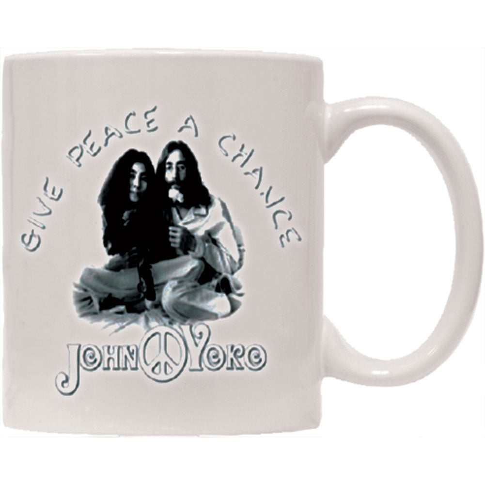 Beatles Give Peace A Chance Coffee Mug Back