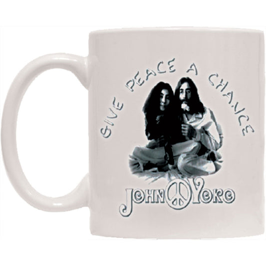 Beatles Give Peace A Chance Coffee Mug Front