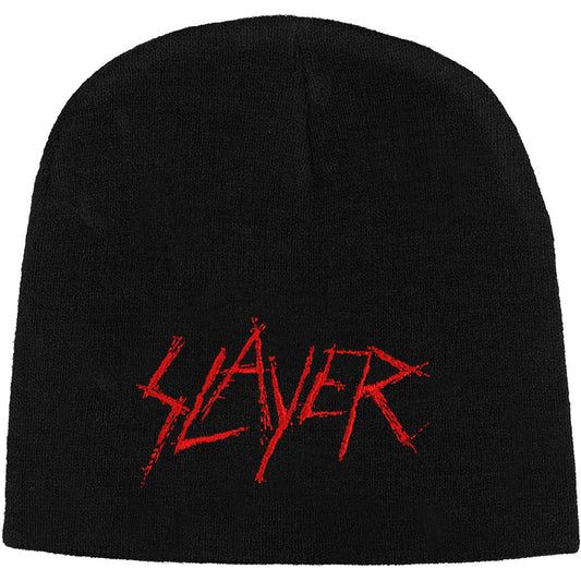 Slayer Scratched Logo Beanie Front