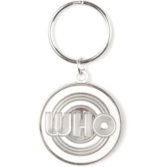 Who Circles Logo Metal Key Chain Front