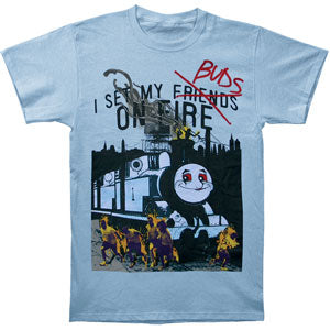 I Set My Friends On Fire Set My Buds Train Slim Fit T-shirt Front