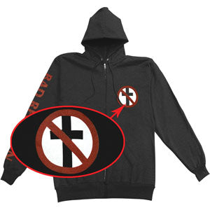 Crossbuster Zip Up Hoodie Zippered Hooded Sweatshirt