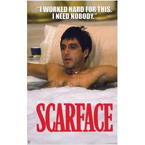 Scarface Subway Poster