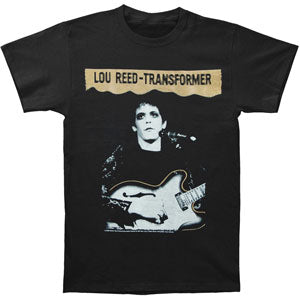 Lou Reed Transformer (Metallic Ink) T-shirt Front